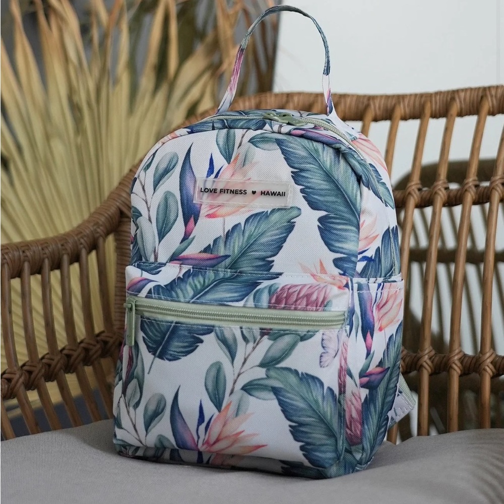 Love Fitness Hawai’i  Tropical Paradise Mini Backpack
